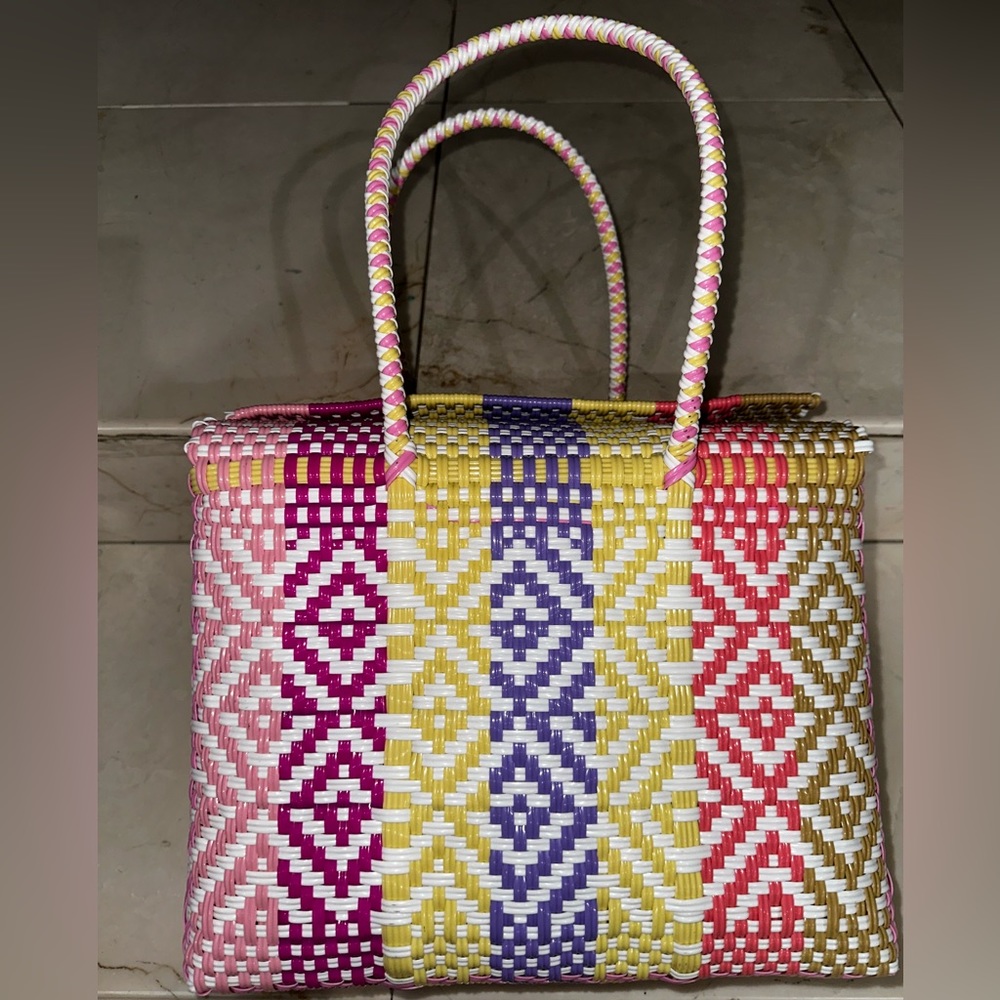 Medium Basket Bag Oaxaca Tote Handbag